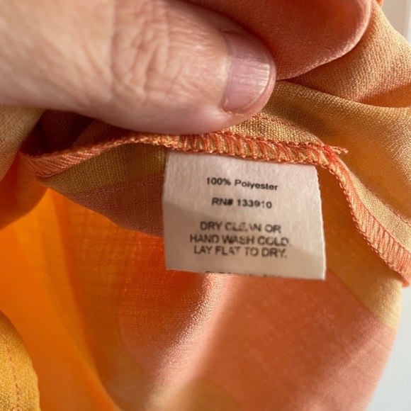 Show Me your Mumu Thelma Romper Sunset Sun Kissed Stripe Orange Yellow. Size Sm - Picture 4 of 9